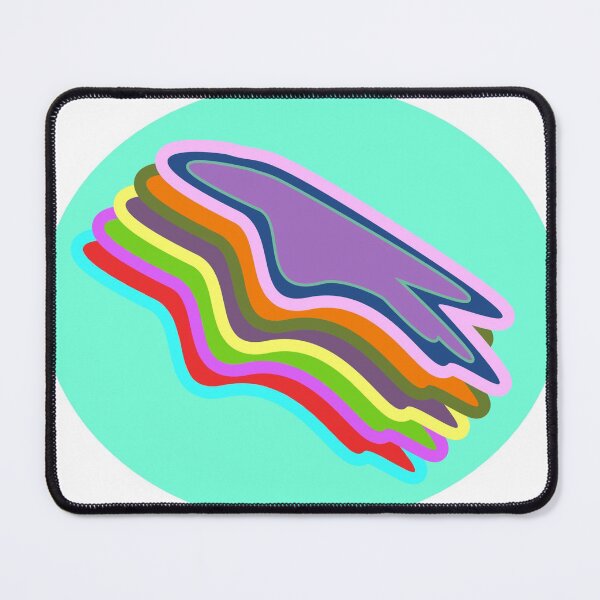 Item preview, Multi-color Abstract Layered Shape designed and sold by ThisNThatImages.