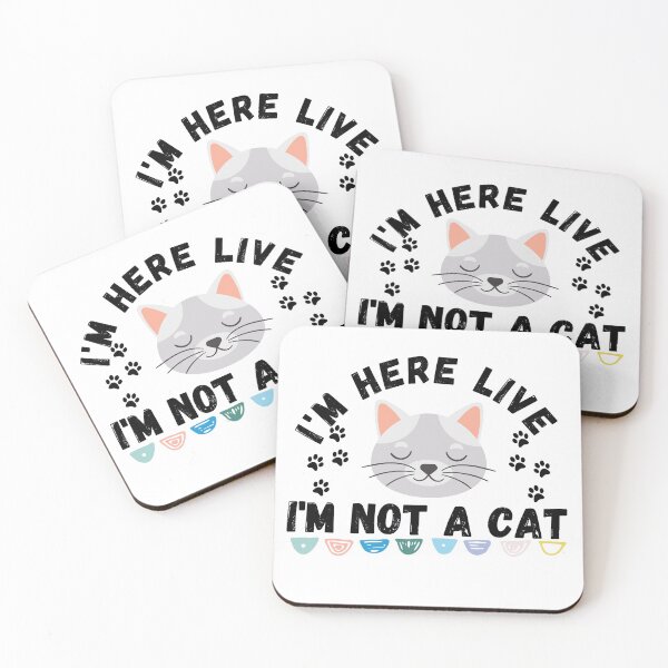 Item preview, I'm Here Live I'm Not A Cat. Funny Lawyer Kitten designed and sold by ronaldsonou.