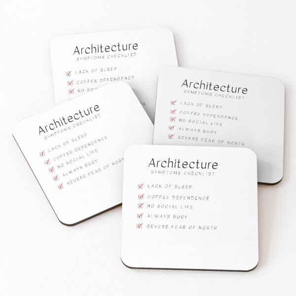 Item preview, Symptoms of an architecture student designed and sold by DrawingGhost.