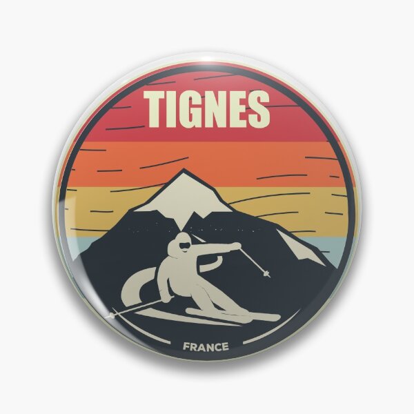Item preview, Retro Skiing Tignes France Ski designed and sold by Dan66.