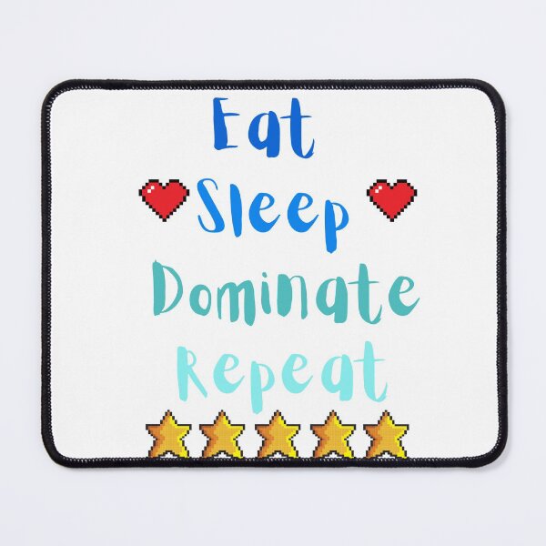 Item preview, Eat sleep dominate repeat stars designed and sold by Socool101.