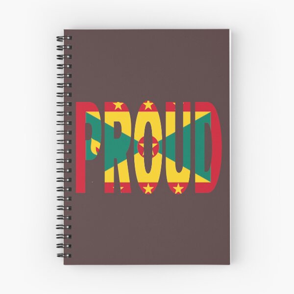 Artikelvorschau, Grenada-Flagge in den Worten PROUD - Grenadian - Soca Mode entworfen und verkauft von Soca-Mode.