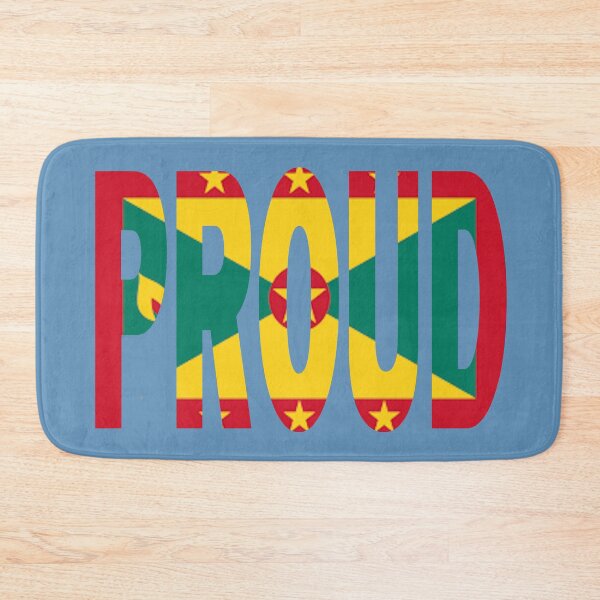 Item preview, Grenada Flag in The Words PROUD - Grenadian - Soca Mode designed and sold by Soca-Mode.