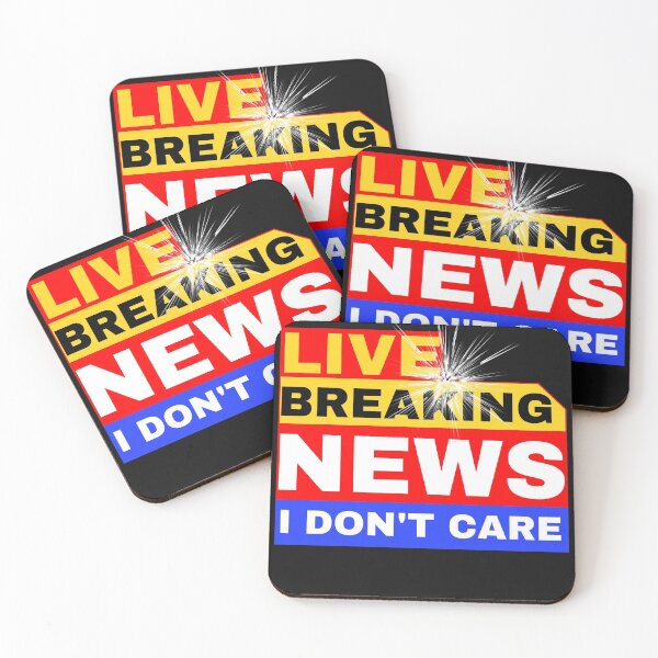 Item preview, breaking news i don't care designed and sold by lamond-creation.