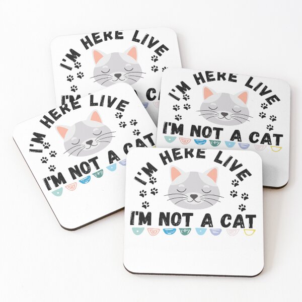 Item preview, I'm Here Live I'm Not A Cat. Funny Lawyer Kitten designed and sold by ronaldsonou.