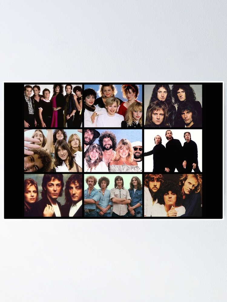 Imagen 1 de 3, Póster con la obra 80's Rock Royalty, diseñada y vendida por duanedog2002.