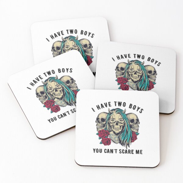 Item preview, I Have Two Boys You Can't Scare Me T-Shirt - Funny Shirt for Mom ,Great gift present for Mom Mother Girlfriend designed and sold by CHAMSSTORE.