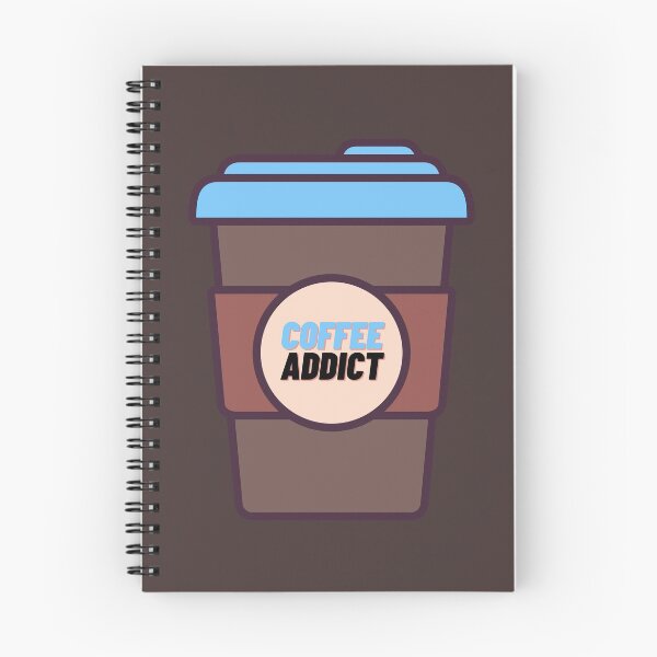 Item preview, Coffee Addict Disposable Blue and Brown Paper Cup  designed and sold by BeeZBeez.