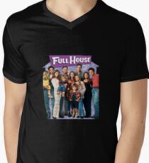 Full House America US Men's V-Neck T-Shirt