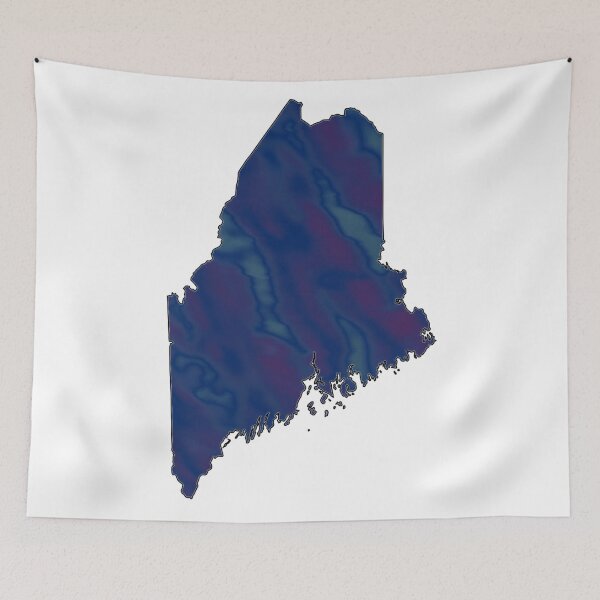 Item preview, Abstract Maine State designed and sold by doodle-mittens.