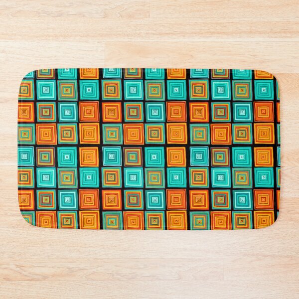 Item preview, Hand drawn pattern with colorful funny squares  designed and sold by kira-culufin.