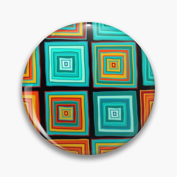Item preview, Hand drawn pattern with colorful funny squares  designed and sold by kira-culufin.