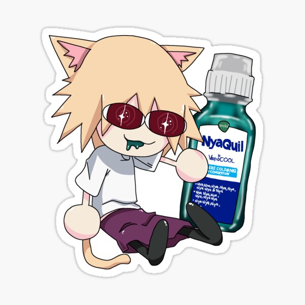 Nyaquil Sticker
