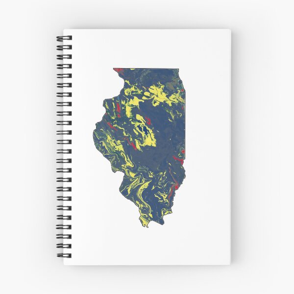 Item preview, Resumen del estado de Illinois designed and sold by doodle-mittens.