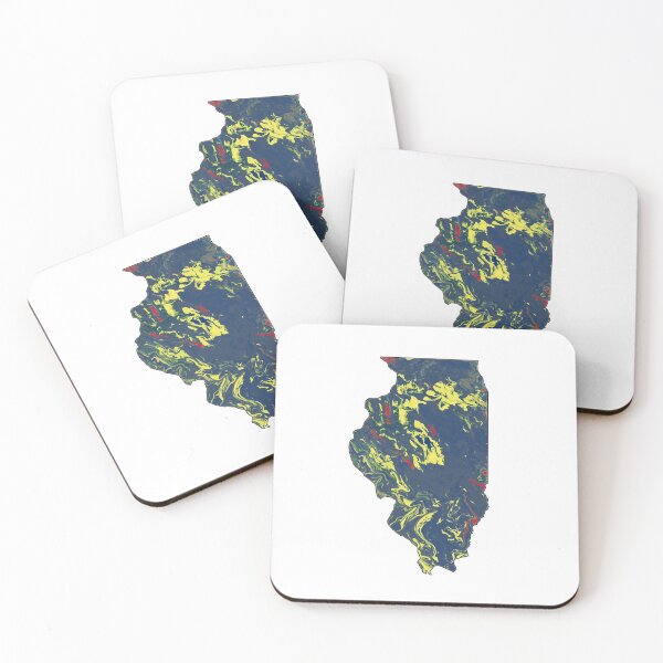 Item preview, Abstract Illinois State designed and sold by doodle-mittens.
