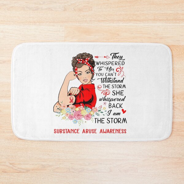 Item preview, I AM THE STORM SUBSTANCE ABUSE AWARENESS designed and sold by Brad-FI.