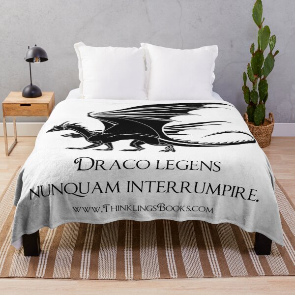 Item preview, Never Interrupt a Reading Dragon designed and sold by Thinklings.