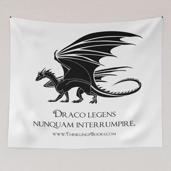 Item preview, Never Interrupt a Reading Dragon designed and sold by Thinklings.