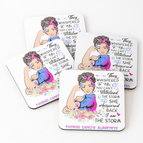 Item preview, I AM THE STORM Thyroid Cancer AWARENESS designed and sold by Brad-FI.