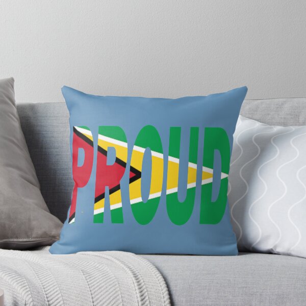 Item preview, Guyana Flag Design in The Word Proud - Guyanese - Soca Mode designed and sold by Soca-Mode.
