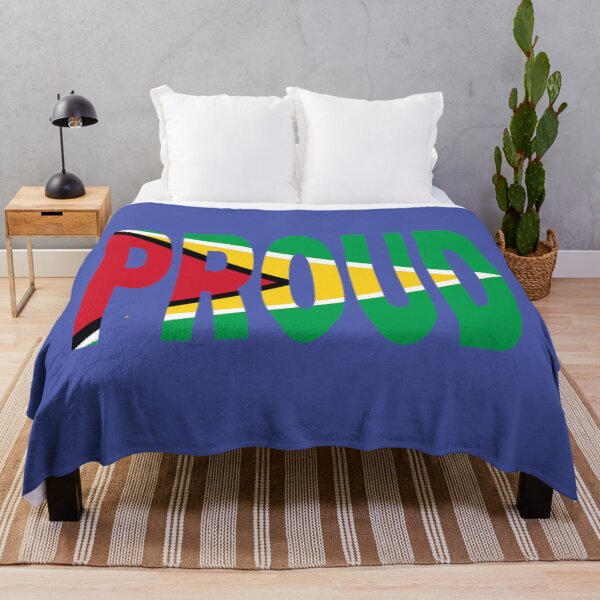Item preview, Guyana Flag Design in The Word Proud - Guyanese - Soca Mode designed and sold by Soca-Mode.