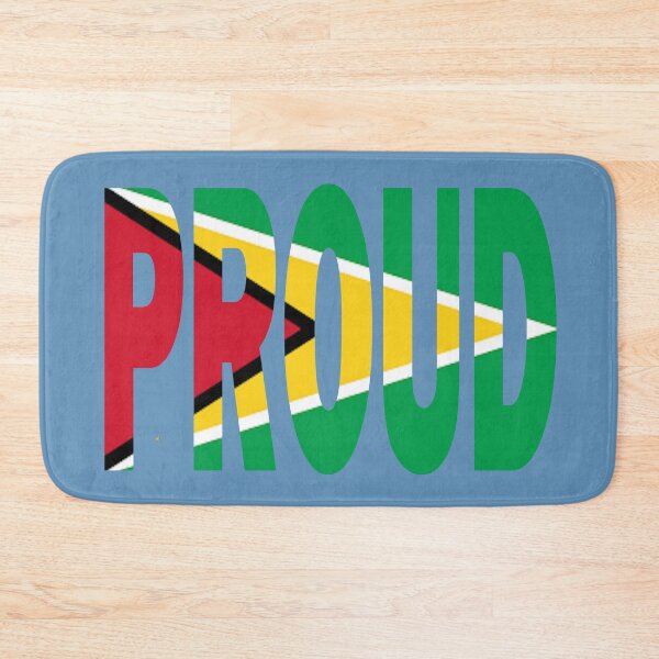 Item preview, Guyana Flag Design in The Word Proud - Guyanese - Soca Mode designed and sold by Soca-Mode.