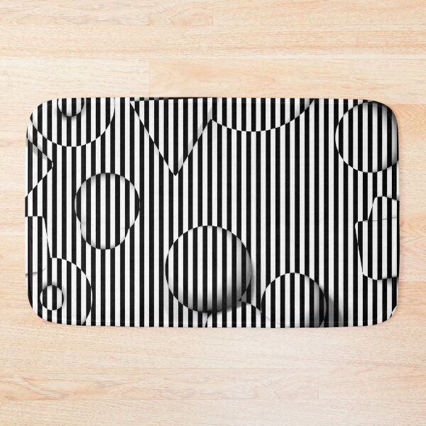 Item preview, Op Art Optical Illusion Moire Random Hidden Shapes designed and sold by hyproinc.