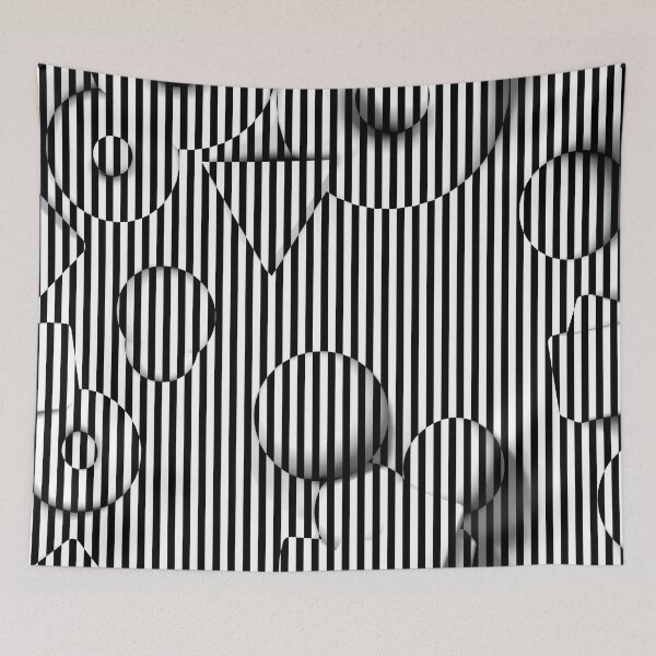 Artikelvorschau, Op Art optische Täuschung Moiré Zufällige versteckte Formen entworfen und verkauft von hyproinc.