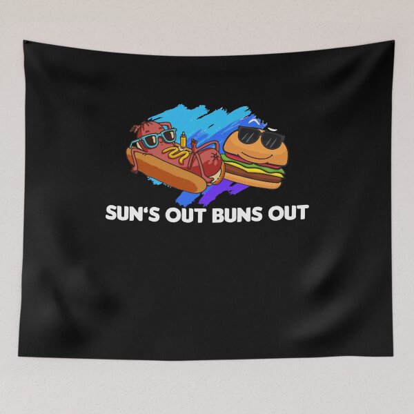 Item preview, Sun's Out Buns Out Hotdog And Cheeseburger Day Summer designed and sold by Dressed For  Duty.
