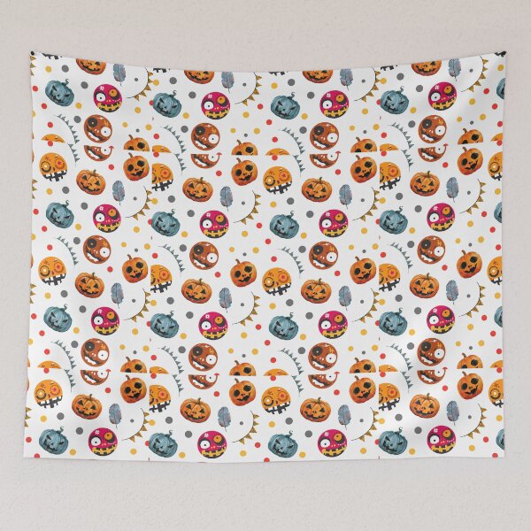 Item preview, Halloween Scary Pumpkin Print Design designed and sold by boopsblunt.