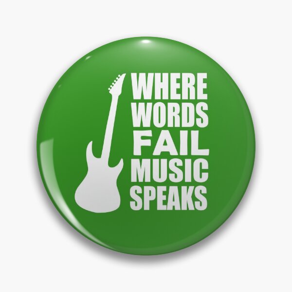Item preview,  Where Words Fail Music Speaks Music Quote designed and sold by DesignHouse07.