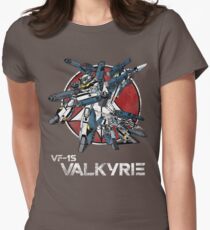 Vintage Skull Squadron Women's Fitted T-Shirt