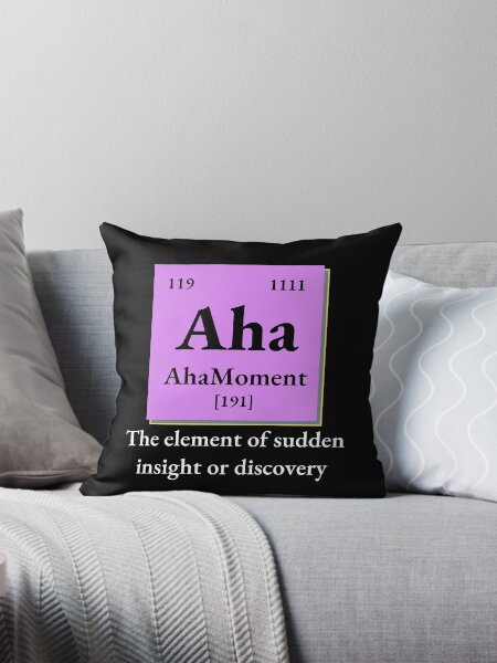 Item preview, Aha moment, chemistry element, periodic table, gift for chemists, chemistry funny designed and sold by 732Studio.