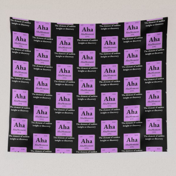 Item preview, Aha moment, chemistry element, periodic table, gift for chemists, chemistry funny designed and sold by 732Studio.