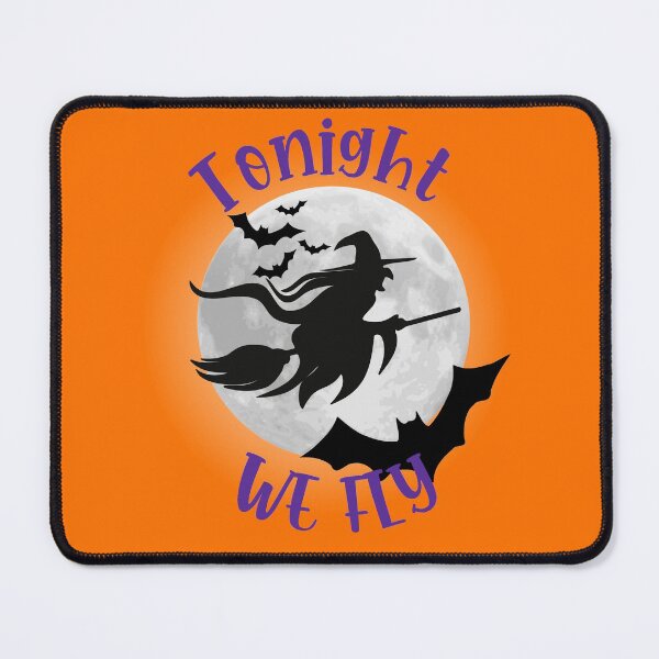 Item preview, Tonight We Fly Funny Witch Halloween Quote designed and sold by Benomi.