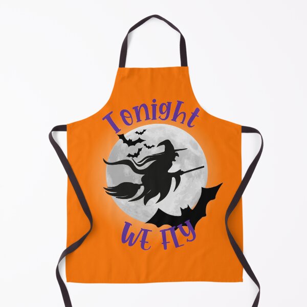 Item preview, Tonight We Fly Funny Witch Halloween Quote designed and sold by Benomi.