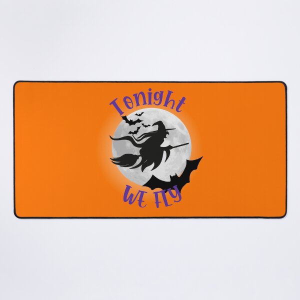 Item preview, Tonight We Fly Funny Witch Halloween Quote designed and sold by Benomi.