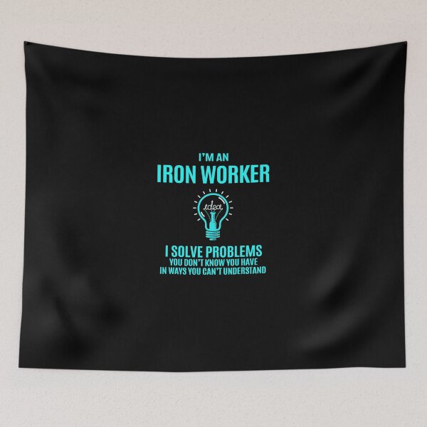 Item preview, Iron Worker T Shirt - I Solve Problems Gift Item Tee designed and sold by allahamher.