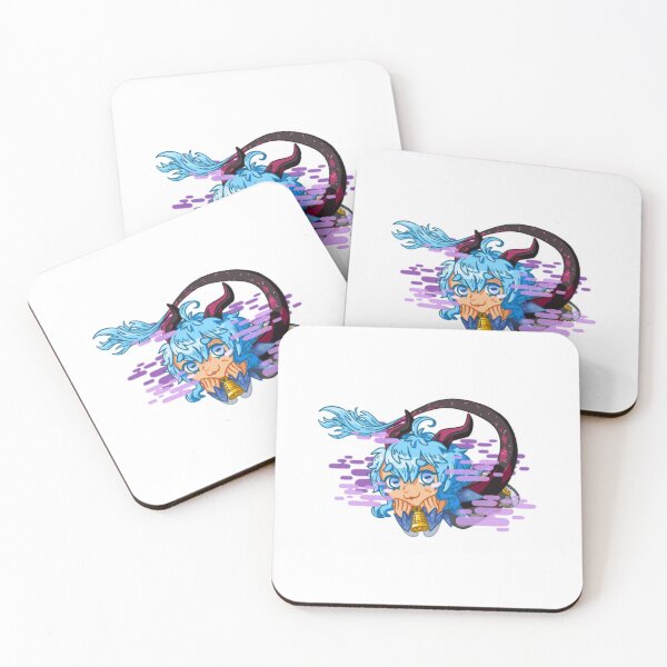 Item preview, Ganyu Genshin Impact Purple Fog Sticker designed and sold by weredragon.
