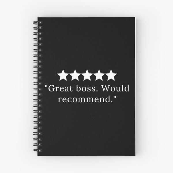Item preview, Great Boss Would Recommend designed and sold by HushedCreations.