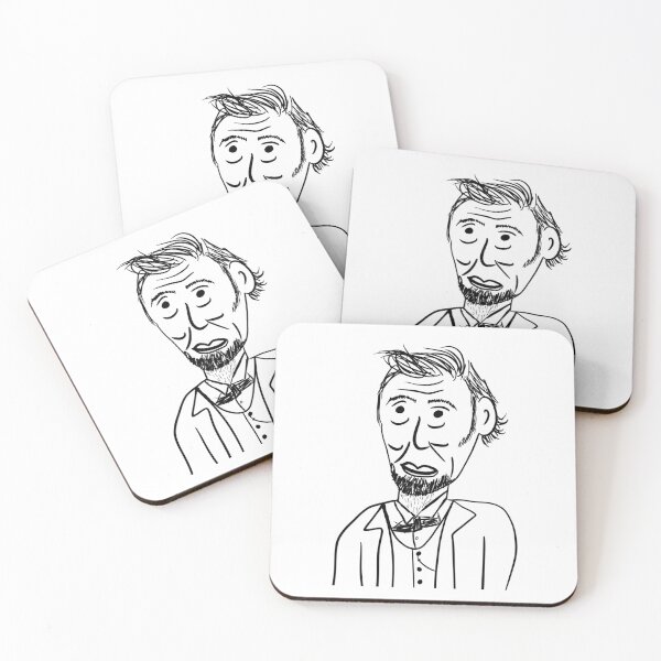 Item preview, Poorly Drawn Abraham Lincoln designed and sold by eesienk.