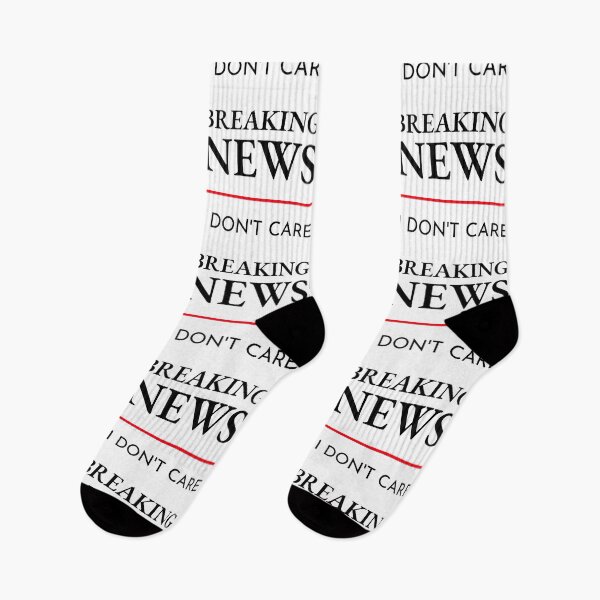Item preview, Breaking News Nobody No One I Don't Who Care Cares designed and sold by MOP-tees.
