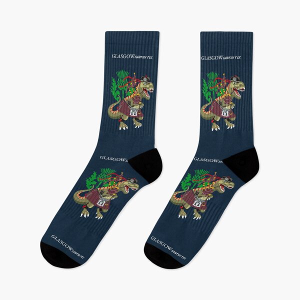 Item preview, Clanosaurus Rex GLASKOWsaurus rex Glasgow Scotland Ireland Plaid Family Tartan designed and sold by Lisa Rotenberg.