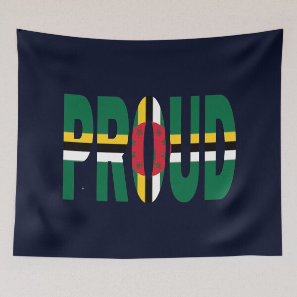Item preview, Dominica Flag Designed in The Word Proud - Soca Mode designed and sold by Soca-Mode.