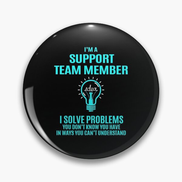 Artikelvorschau, Support Team Member T-Shirt - Ich löse Probleme Geschenkartikel Tee entworfen und verkauft von learkemili.
