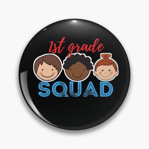 Item preview, First (1st) Grade Squad w/Kid Faces designed and sold by The Long's Way Home.