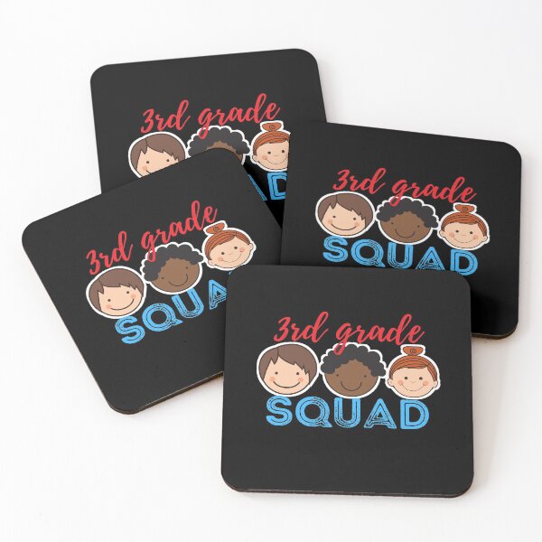 Item preview, Third (3rd) Grade Squad w/Kid Faces designed and sold by The Long's Way Home.