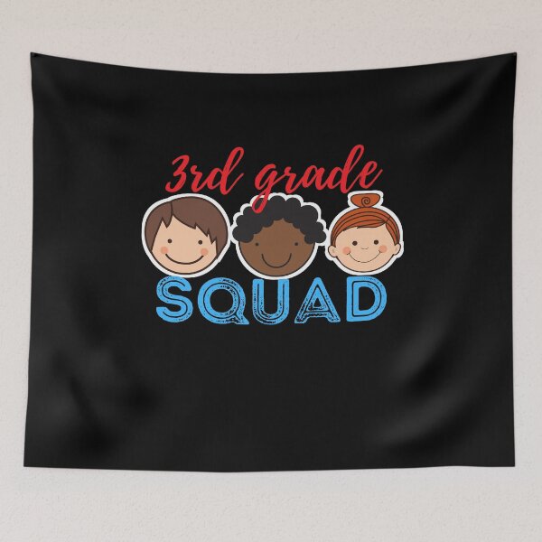 Item preview, Third (3rd) Grade Squad w/Kid Faces designed and sold by The Long's Way Home.