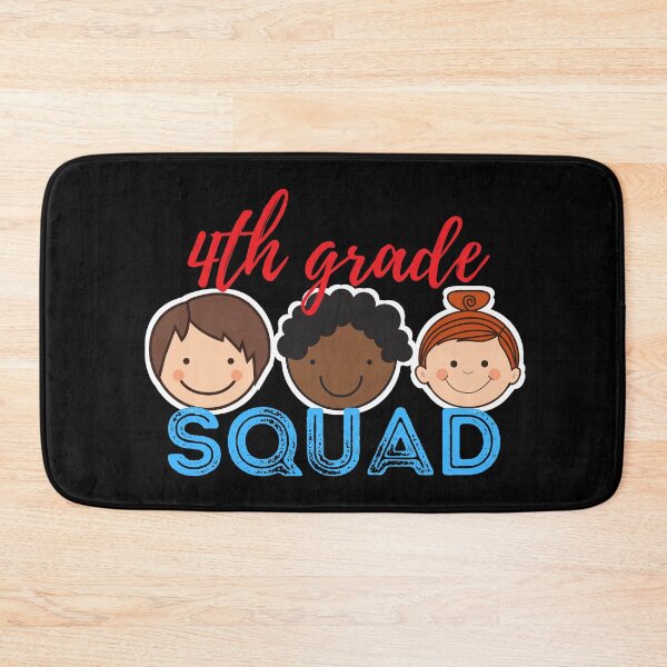 Item preview, Fourth (4th) Grade Squad w/Kid Faces designed and sold by The Long's Way Home.