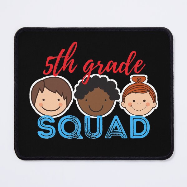 Item preview, Fifth (5th) Grade Squad w/Kid Faces designed and sold by The Long's Way Home.